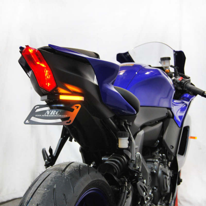 Yamaha YZF-R7 Fender Eliminator - New Rage Cycles - Standard License Plate Bracket - Black - `21-`27